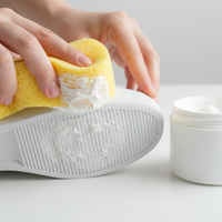 Cleaning Cream In Use