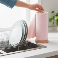 Reusable Kitchen Cleaning Cloth Roll | Absorbent Microfiber Towels