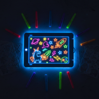 LED Drawing Board Flat Lay