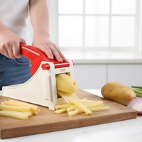 Vegetable Slicer In Use