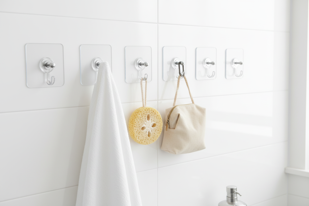 Wall Hooks Bathroom