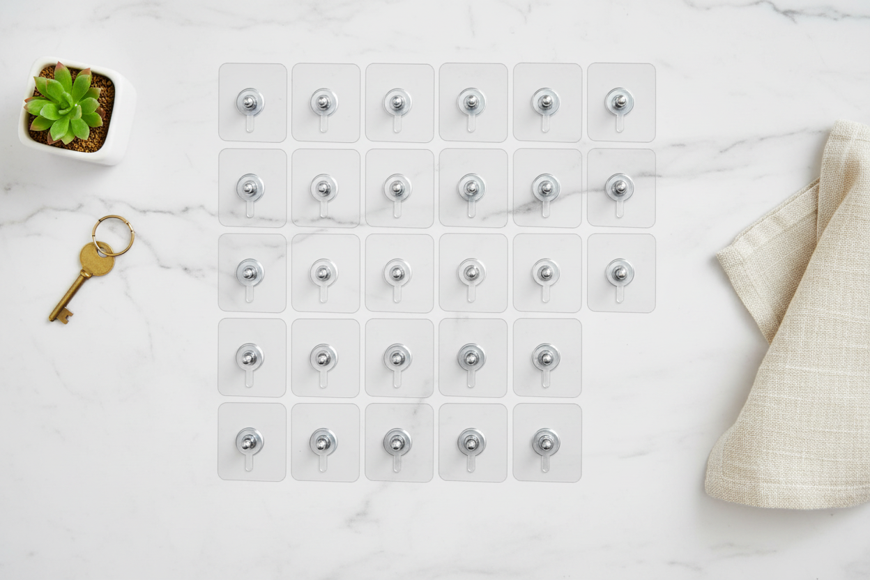 Wall Hooks Flat Lay